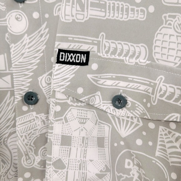 Dixxon The Sampson Retired Limited Edition Button Front Shirt Men’s Size Large - Picture 6 of 12